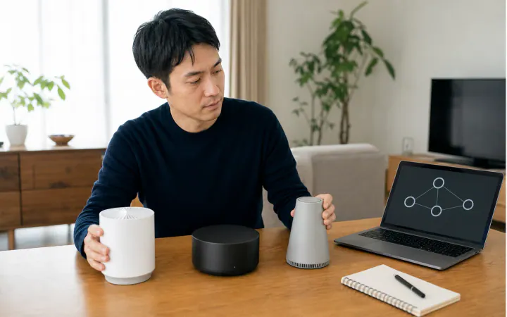 EasyMeshは他社ルーター同士でつながる？互換性と設定の確認方法のイラスト