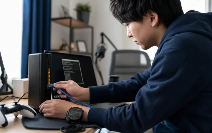 Ping値が高い原因と下げる方法｜測定先・Wi-Fi・混雑を切り分けるを表す診断イメージ