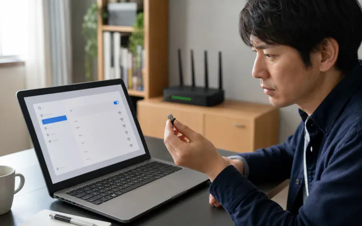 Windows 11でWi-Fiにつながらない原因｜Windows 10利用時の注意も解説を表す診断イメージ